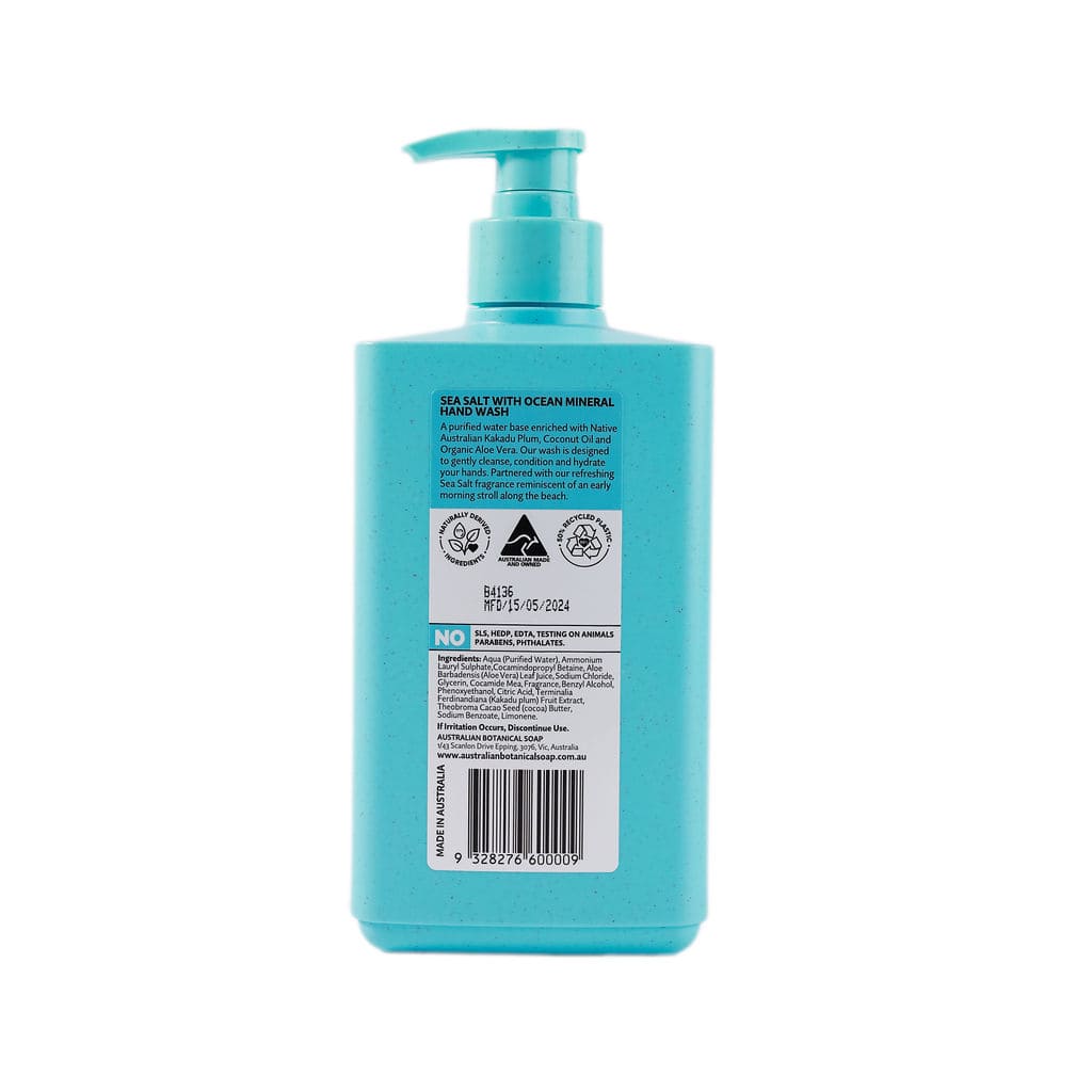 Sea Salt with Ocean Minerals 500ml Hand Wash - Image 6