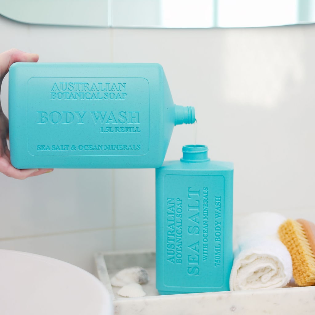 Sea Salt with Ocean Minerals Body Wash Refill - 1.5L - Image 2