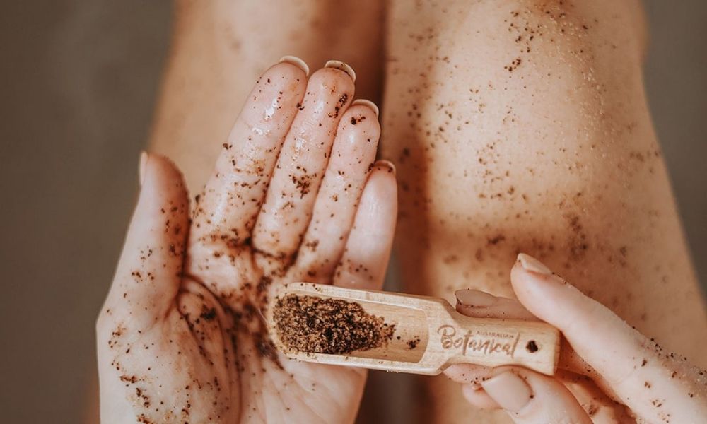 Australian Botanical Soap exfoliating coffee scrub