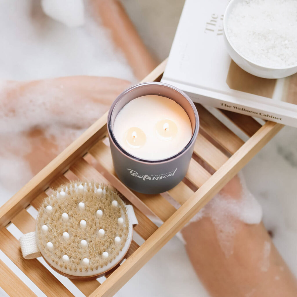 Coconut and Lime Scented Soy Candle